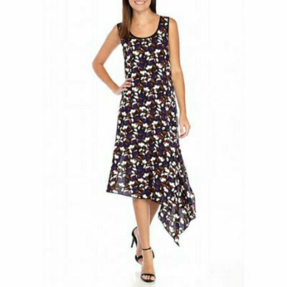 Anne Klein African Violet Combo Dress